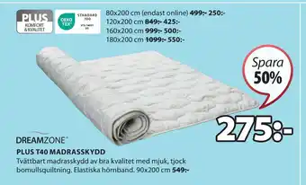 JYSK PLUS T40 MADRASSKYDD erbjuda