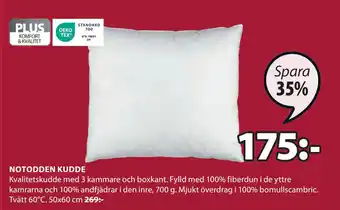 JYSK NOTODDEN KUDDE erbjuda