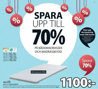 JYSK GOLD T110 BÄDDMADRASS erbjuda