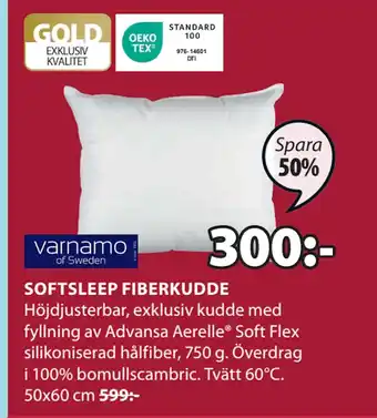 JYSK SOFTSLEEP FIBERKUDDE erbjuda