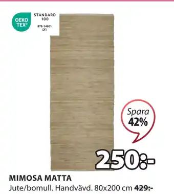 JYSK MIMOSA MATTA erbjuda