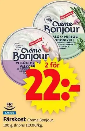 ICA Supermarket Färskost erbjuda