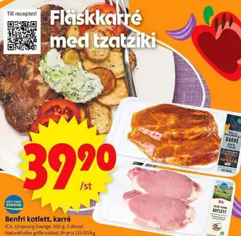 ICA Supermarket Benfri kotlett, karré erbjuda