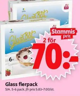 ICA Supermarket Glass flerpack erbjuda