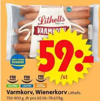 ICA Supermarket Varmkorv, Wienerkorv erbjuda