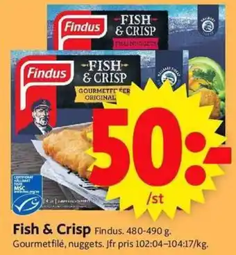 ICA Supermarket Fish & Crisp erbjuda