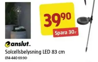Jula Solcellsbelysning LED 83 cm erbjuda