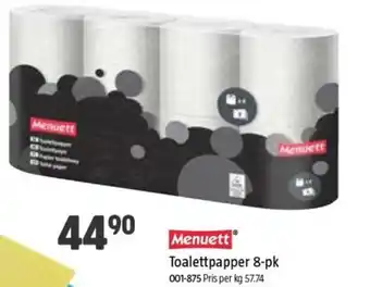 Jula Toalettpapper 8-pk erbjuda