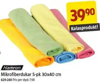 Jula Mikrofiberdukar 5-pk 30x40 cm erbjuda
