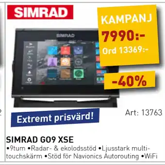 SeaSea SIMRAD GO9 XSE erbjuda