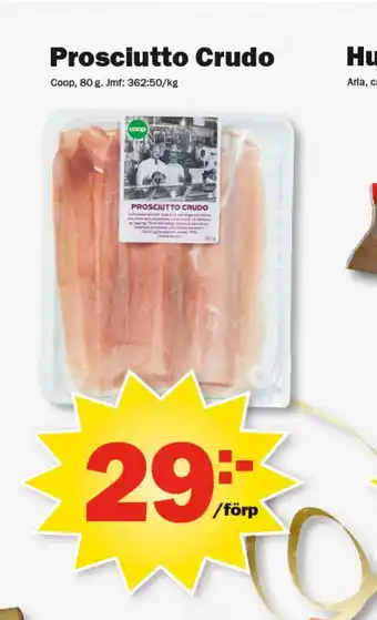 Pekås Prosciutto Crudo erbjuda