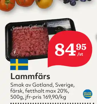 Hemköp Lammfärs erbjuda