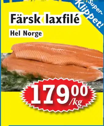T-jarlen Färsk laxfilé erbjuda