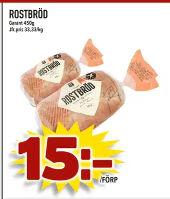 Nya Pulsen ROSTBRÖD erbjuda