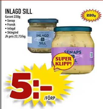 Nya Pulsen INLAGD SILL erbjuda