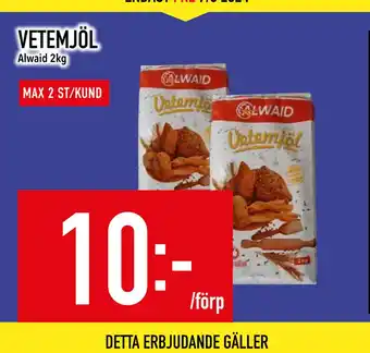 Matdax VETEMJÖL erbjuda