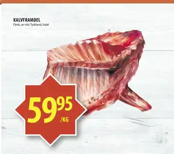 Matvärlden Tensta KALVFRAMDEL erbjuda