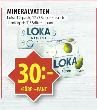 Matvärlden Tensta MINERALVATTEN erbjuda