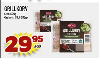 Din Mat GRILLKORV erbjuda