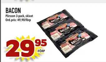 Din Mat BACON erbjuda