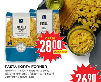 Willys Hemma PASTA KORTA FORMER erbjuda