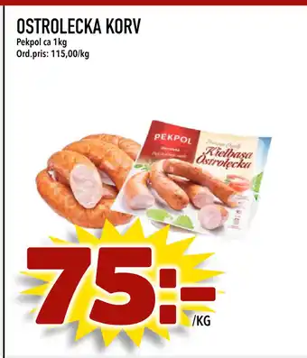 Din Mat OSTROLECKA KORV erbjuda