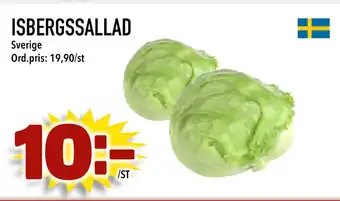 Din Mat ISBERGSSALLAD erbjuda