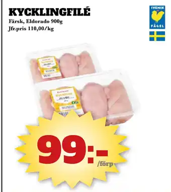 Bonum Matmarknad KYCKLINGFILÉ erbjuda