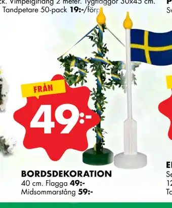 ÖoB BORDSDEKORATION erbjuda