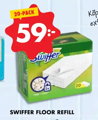ÖoB SWIFFER FLOOR REFILL erbjuda