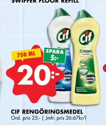 ÖoB CIF RENGÖRINGSMEDEL erbjuda