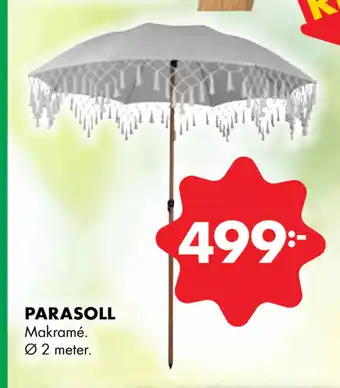 ÖoB PARASOLL erbjuda