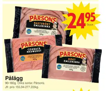 Matöppet Pålägg erbjuda