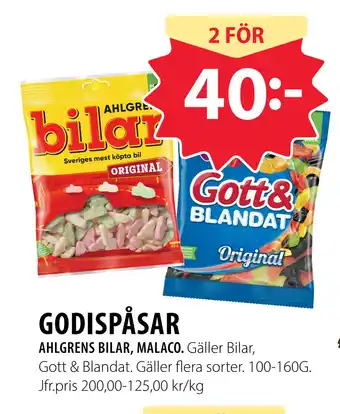 Handlar'n GODISPÅSAR erbjuda