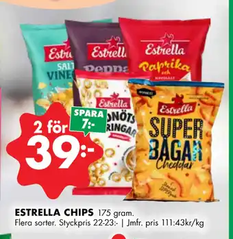 ÖoB ESTRELLA CHIPS erbjuda