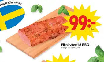 Matöppet Fläskytterfilé BBQ erbjuda