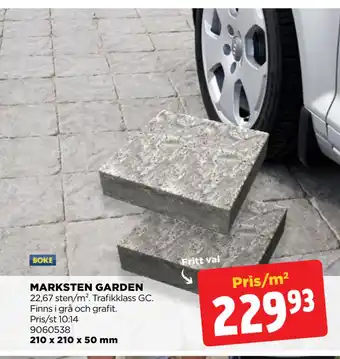 Jem&Fix MARKSTEN GARDEN erbjuda