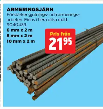 Jem&Fix ARMERINGSJÄRN erbjuda