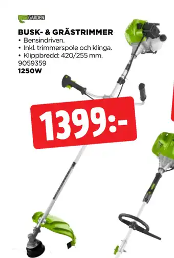 Jem&Fix BUSK- & GRÄSTRIMMER erbjuda