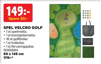 Jem&Fix SPEL VELCRO GOLF erbjuda