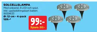 Jem&Fix SOLCELLSLAMPA erbjuda