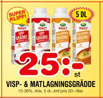 Nya Pulsen VISP- & MATLAGNINGSGRÄDDE erbjuda