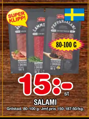 Nya Pulsen SALAMI erbjuda