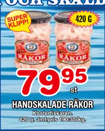 Nya Pulsen HANDSKALADE RÄKOR erbjuda