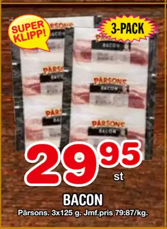 Nya Pulsen BACON erbjuda