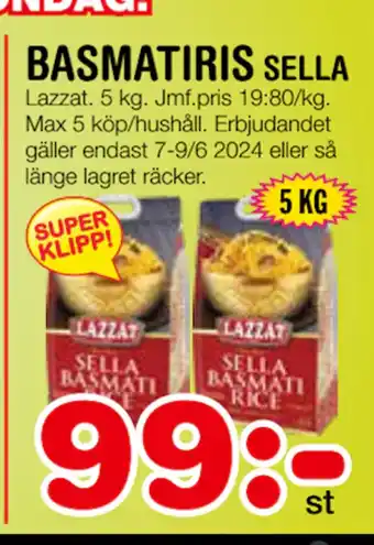 Nya Pulsen BASMATIRIS erbjuda