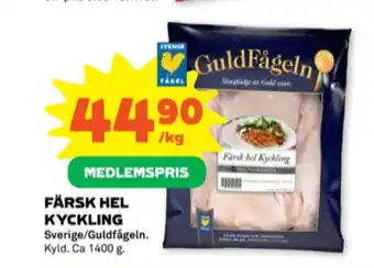 Stora Coop Guldfågeln kyckling erbjuda