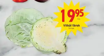 Matöppet Jm chark vitkål erbjuda