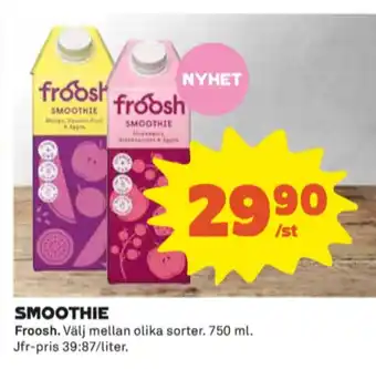 Coop Froosh smoothie erbjuda
