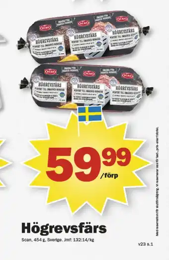 Pekås Scan högrevsfärs erbjuda